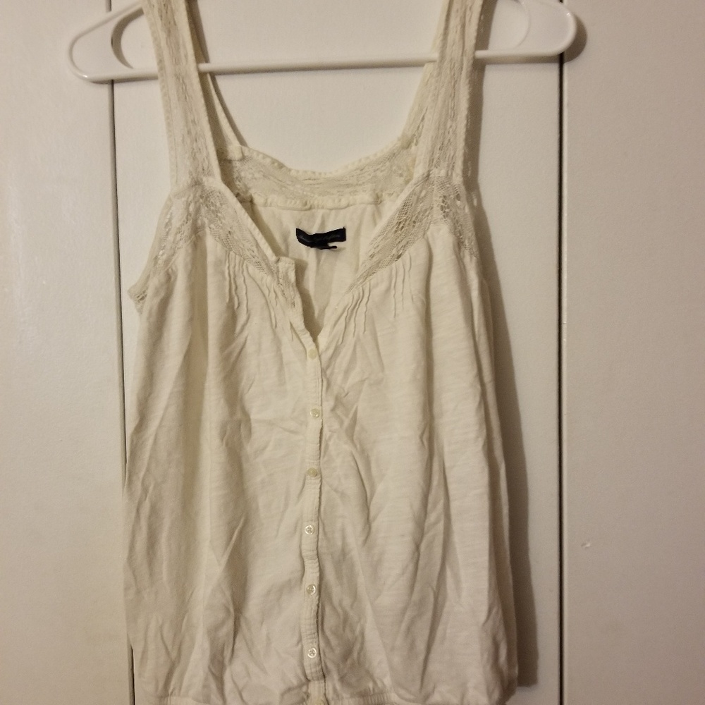 Cream Tank Top